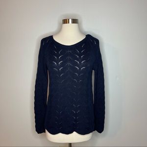 Banana Republic size XS navy blue sweater wool blend